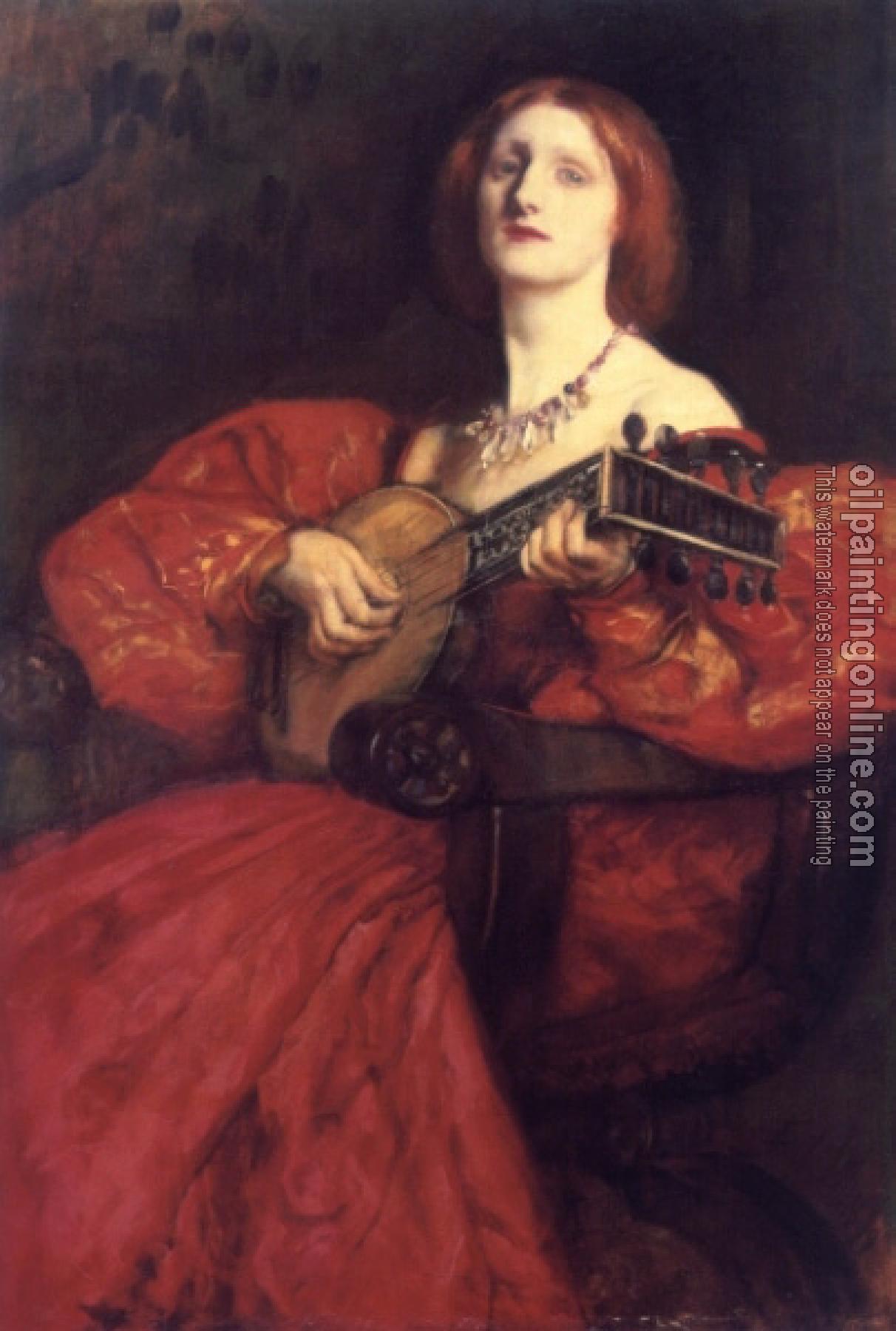 Abbey, Edwin Austin - A Lute Player